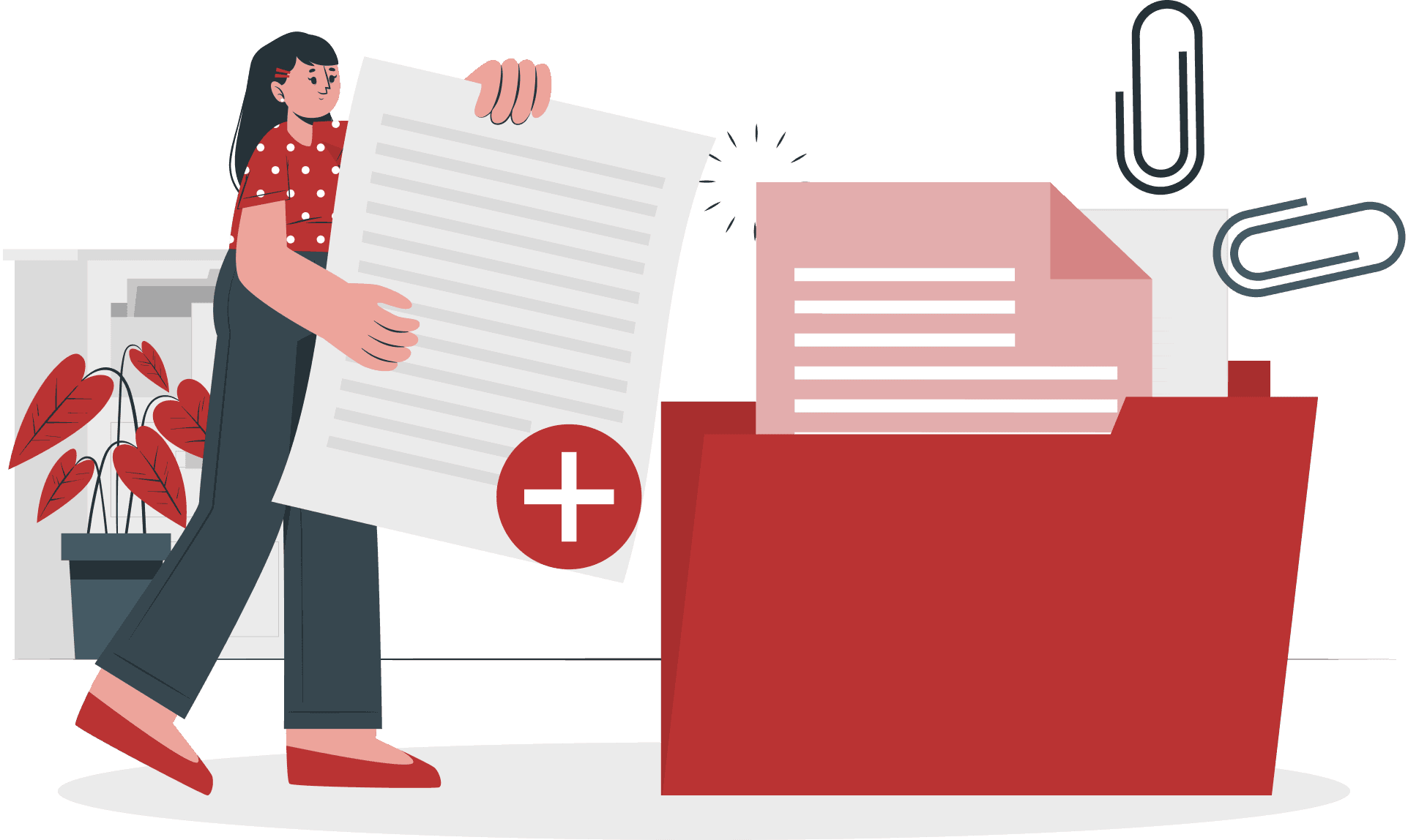 Document Management Illustration